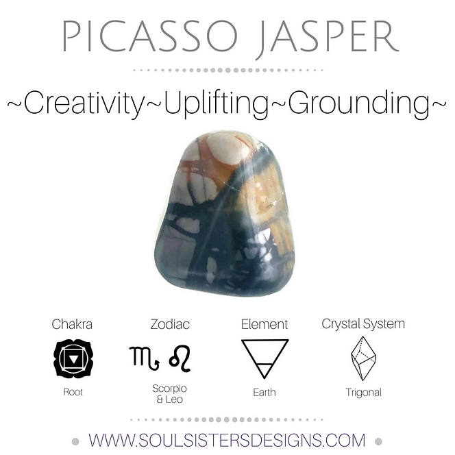 Picasso Jasper Metaphysical Properties Soul Sisters Designs